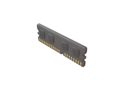 Cartoon Ram v2 003 Low-poly 3D model