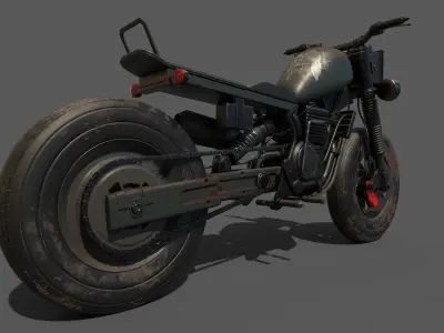 homefront motorcycle PBR 3D model