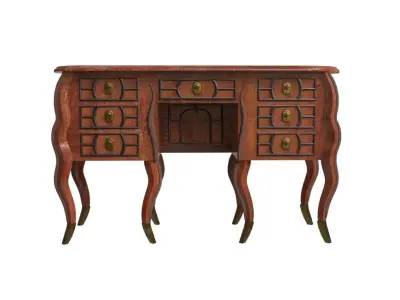 Antique Desk 01 3D model