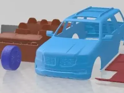 Lincoln Navigator 2015 Printable Car 3D print model