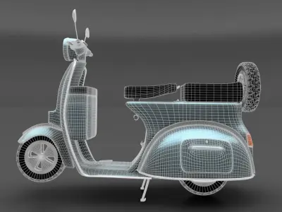 Bajaj Scooter 3D model