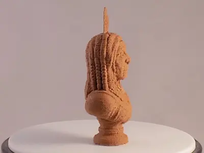 LAKOTA indian bust 3D print model