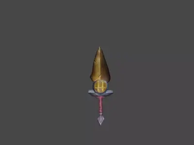 Zeloeman Sword A 45 Low-poly 3D model