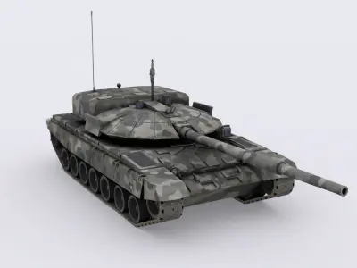 Black Eagle Low-poly 3D model