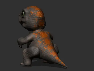 Dino Rexy Low-poly 3D model