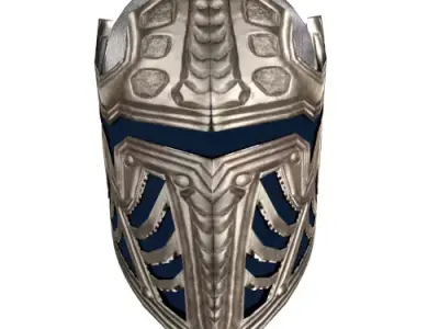 metal helmet 3D model purchase