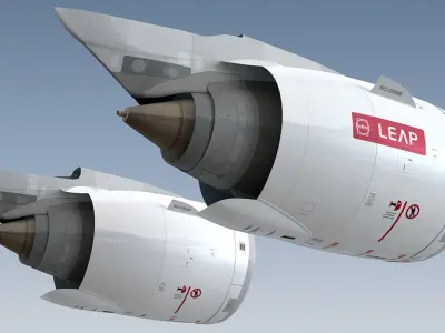 CFM Leap-1A Jet Engine 3D model