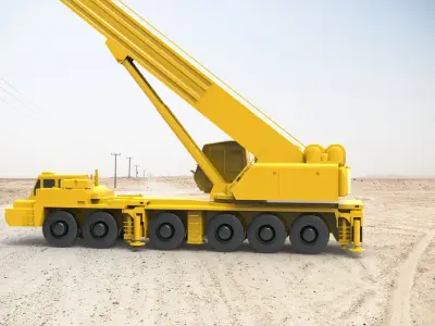 Hitachi Sumitomo SCX2800 crane 3D model