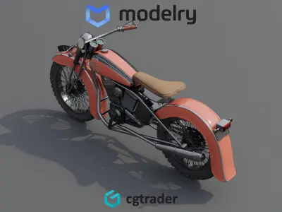 Motorcycle 3D model 3