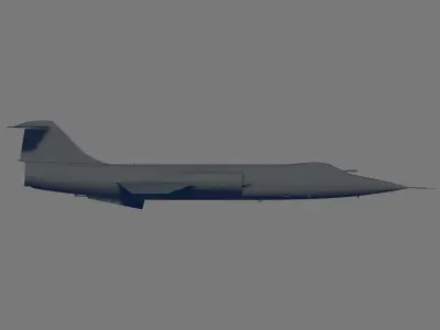 F-104C Starfighter 3D model