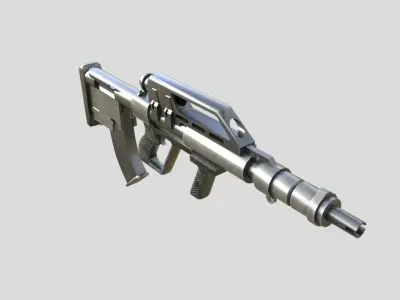 M64C-gun model 3d game ready model Low-poly 3D model Low-poly 3D model