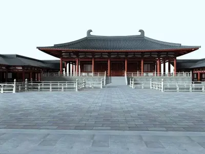 Chinese Style Architecture 3D model order