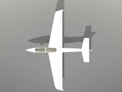 Small Plane 3D model buy