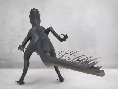 Dinosaur 3D model 11