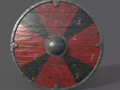 Medieval Shield 3D model purchase