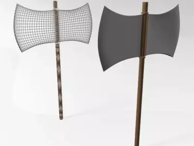 Axe 01 3D model buy