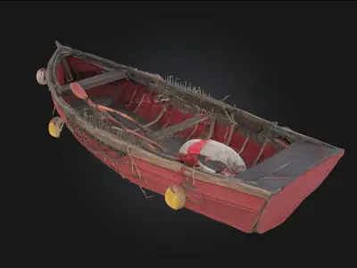 Fishermans Refuge  Tranquil Shelter by the Water 3D model