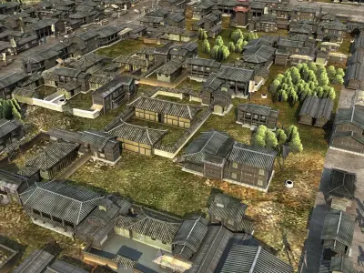 Chinese Ancient City 01 3D model