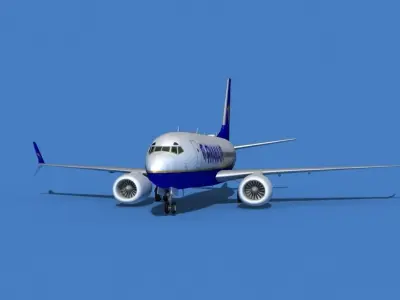 Boeing 737 MAX 7 Ryanair 3D model