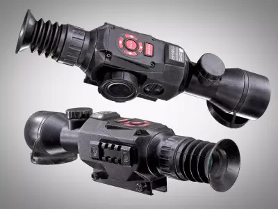 ATN X-Sight II HD 5-20X Optic AAA PBR Game Ready Attachment Low-poly 3D model