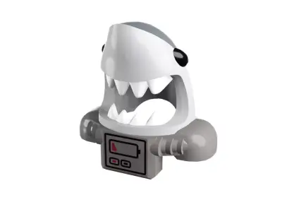 Custom3Dprint Minifigure Accessory - Ninjago Fish Helmets - 002 3D print model