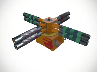 Blade change machine 3D model