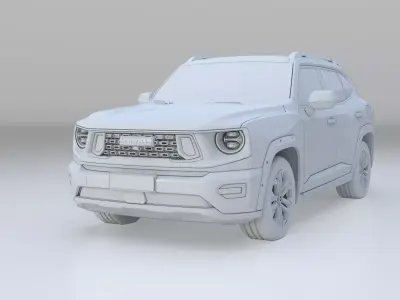 2025 GWM HAVAL H7 Dargo II Low-poly 3D model