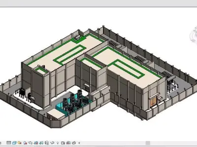 Substation Revit Model 2015  3D model