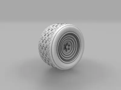 Wheel Buggy 3D model