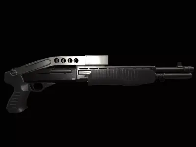 Spas 12 Low-poly 3D model