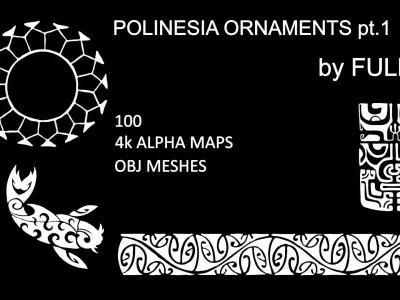 POLINESIA ORNAMENTS part 1 3D model