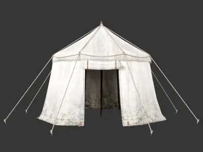 Medieval Collection Common Tents 3D Model Pack