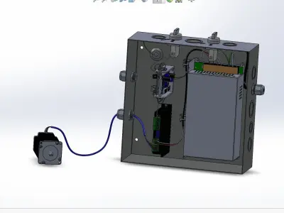 Motor control system 3D model