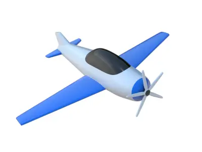 light - engine aircraft 3D print model
