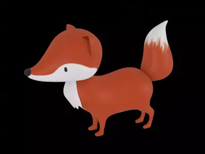 Fox Character Free 3D model purchase
