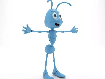 Cartoon Ant 3D model purchase