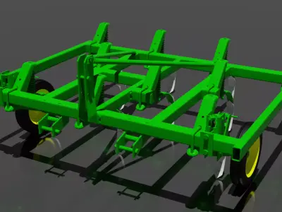 John Deere 1610 Chisel Plow 3D model