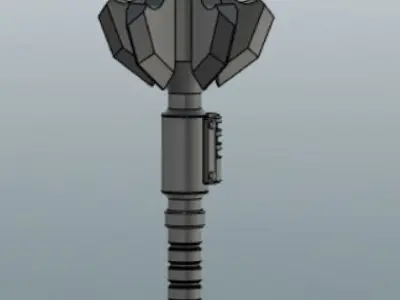 Blunt power weapons pack 2 3D print model