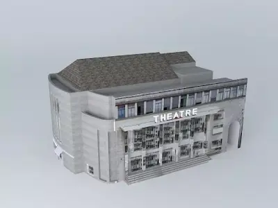 Theatre of Poitiers Free 3D model