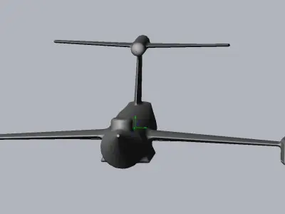 Basic Ekranoplan Inspired Ground Effect Plane 3D print model
