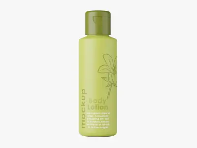 Body Lotion Bottle 2 3D model