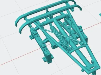 Pantograph 3D print model