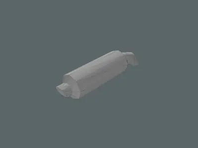 exhaust pipe Free low-poly 3D model