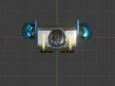 Robot 1 Low-poly 3D model get