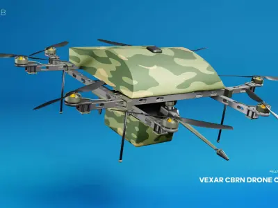VEXAR CBRN Drone Concept 3D model