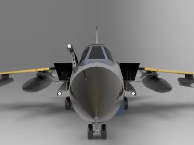 Belgium jet  3D model