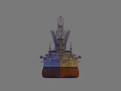USS Wyoming 3D model
