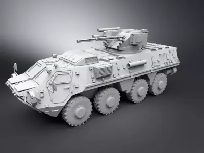 BTR 4e Scale model 3D print model
