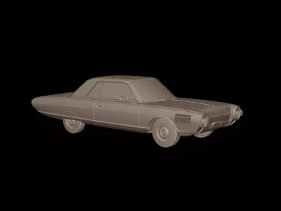 Chrysler Turbine 1963 3D PRINT MODEL 3D print model