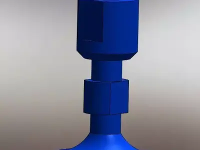 Plastic foot 3D model